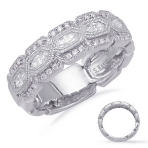 White Gold Diamond Fashion Ring