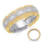 Yellow & White Gold Diamond Fashion Ring