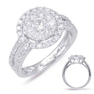 White Gold Diamond Fashion Ring