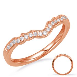 Rose Gold Diamond Band