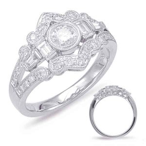 Platinum Diamond Fashion Ring