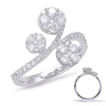 White Gold Diamond Fashion Ring