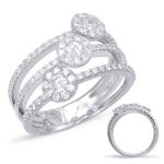White Gold Diamond Fashion Ring