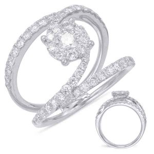 White Gold Diamond Fashion Ring