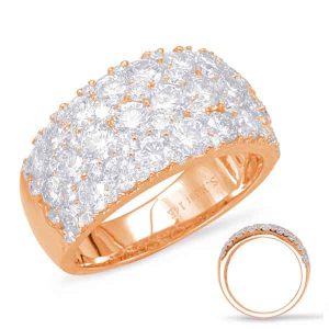 Rose Gold Diamond Fashion Ring