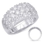 White Gold Diamond Fashion Ring