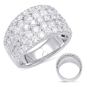 Platinum Diamond Fashion Ring