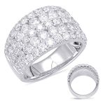 White Gold Diamond Fashion Ring
