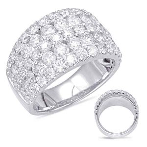 White Gold Diamond Fashion Ring