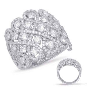White Gold Diamond Fashion Ring