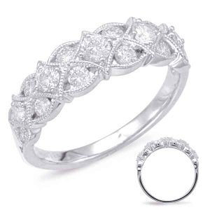 White Gold Diamond Fashion Ring
