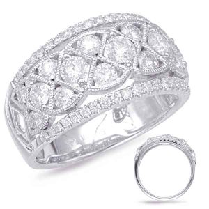 White Gold Diamond Fashion Ring