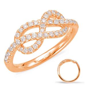 Rose Gold Diamond Fashion Ring