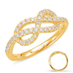 Yellow Gold Diamond Fashion Ring