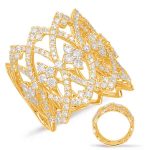 Yellow Gold Diamond Fashion Ring
