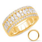 Yellow Gold Diamond Fashion Ring