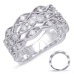 White Gold Diamond Fashion Ring