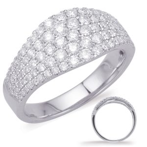 Platinum Diamond Fashion Ring