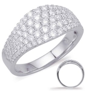 White Gold Diamond Fashion Ring