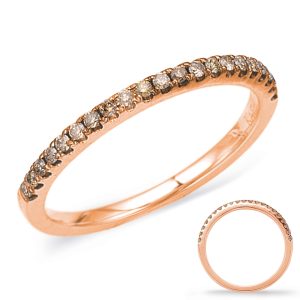 Rose Gold Champaign Diamond Band