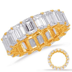 Emerald Cut Eternity Band (5.1mm)