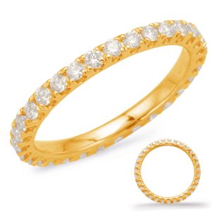 Yellow Gold Eternity Band