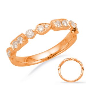 Rose Gold Stackable Band