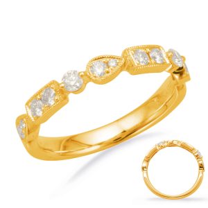 Yellow Gold Stackable Band