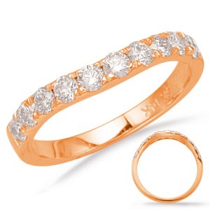 Rose Gold Diamond Band