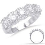 White Gold Diamond Fashion Ring