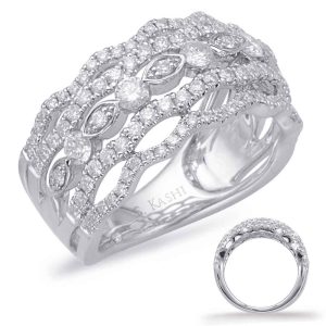 White Gold Diamond Fashion Ring