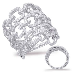 White Gold Diamond Fashion Ring