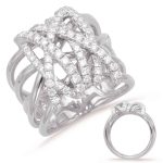 White Gold Diamond Fashion Ring