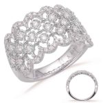 White Gold Diamond Fashion Ring