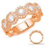 Rose Gold Diamond Fashion Ring
