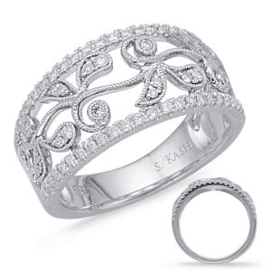 White Gold Diamond Fashion Ring