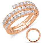 Rose Gold Diamond Fashion Ring