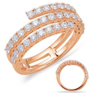 Rose Gold Diamond Fashion Ring