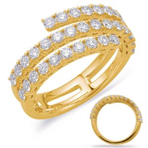 Yellow Gold Diamond Fashion Ring