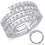 White Gold Diamond Fashion Ring