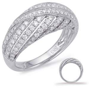 White Gold Diamond Fashion Ring