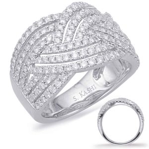 White Gold Diamond Fashion Ring