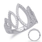 White Gold Diamond Fashion Ring