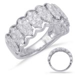 White Gold Diamond Fashion Ring