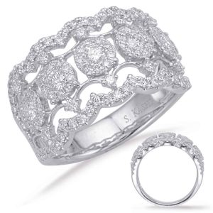 White Gold Diamond Fashion Ring