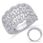 White Gold Diamond Fashion Ring