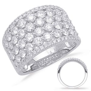 White Gold Diamond Fashion Ring