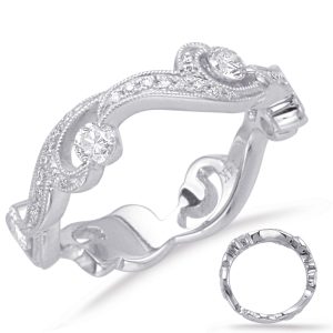 White Gold Diamond Fashion Ring