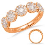 Rose Gold Diamond Fashion Ring