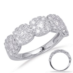 Platinum Diamond Fashion Band